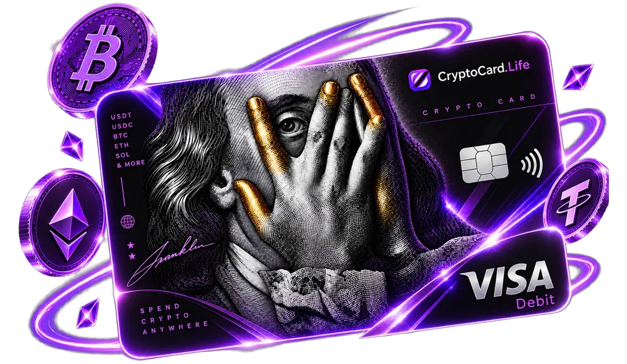 CryptoCard.Life crypto debit card